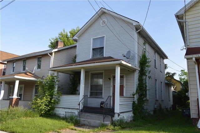 221 Friendship St, New Castle/5Th, PA 16101 - view of front of home featuring a porch
