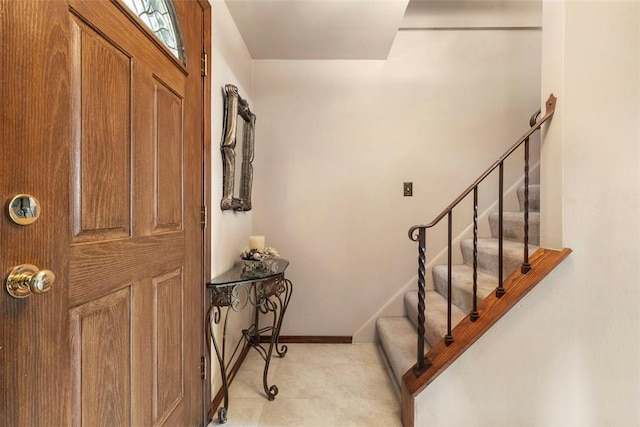 645 Dewalt Dr, Baldwin Twp, PA 15234 - entrance foyer with stairway