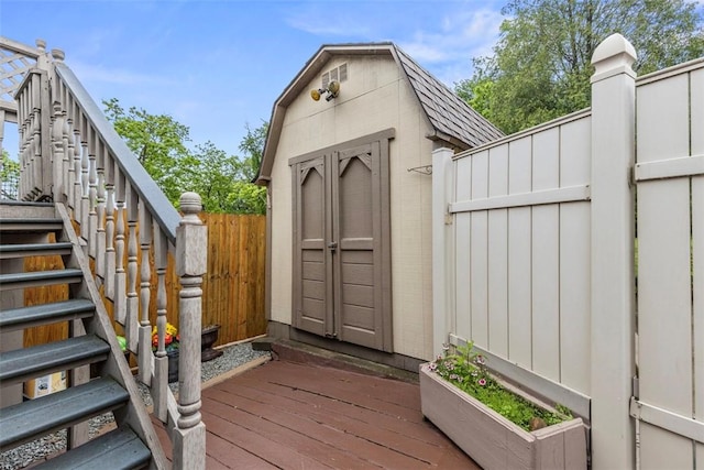 645 Dewalt Dr, Baldwin Twp, PA 15234 - view of shed featuring stairs