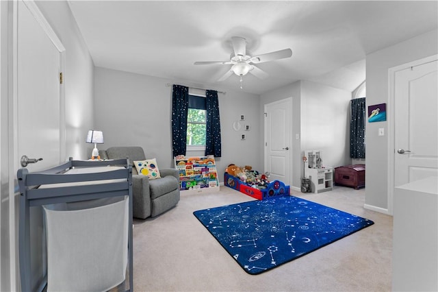 122 Hunter Dr, Cranberry Twp, PA 16066 - bedroom with carpet and a ceiling fan
