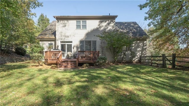 122 Hunter Dr, Cranberry Twp, PA 16066 - rear view of property with a deck