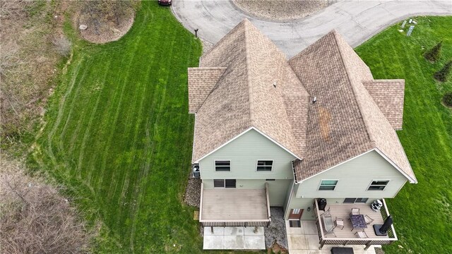 373 Cherokee Dr, Chippewa Twp, PA 15010 - view from above of property