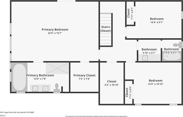 4701 Logan Ferry Rd, Murrysville, PA 15668 - property floor plan