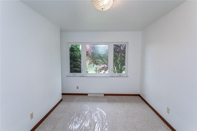 240 Connellsville St, Dunbar, PA 15431 - carpeted empty room with baseboards