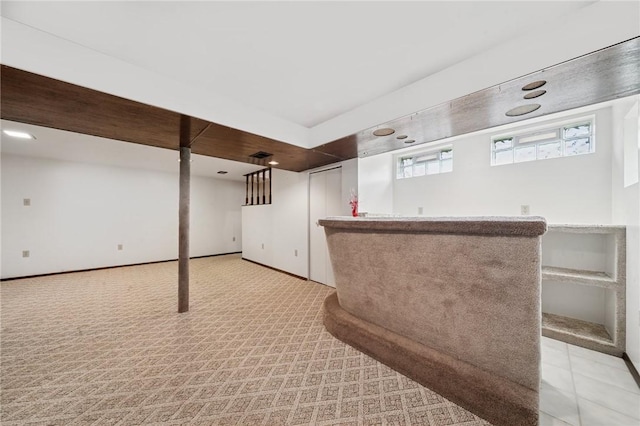 2154 Lancelot Dr, North Huntingdon, PA 15642 - indoor bar featuring light colored carpet and baseboards