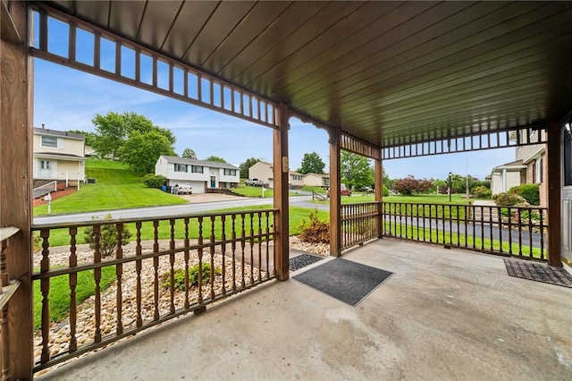 2154 Lancelot Dr, North Huntingdon, PA 15642 - view of patio with a residential view