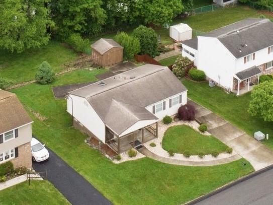 2154 Lancelot Dr, North Huntingdon, PA 15642 - view from above of property