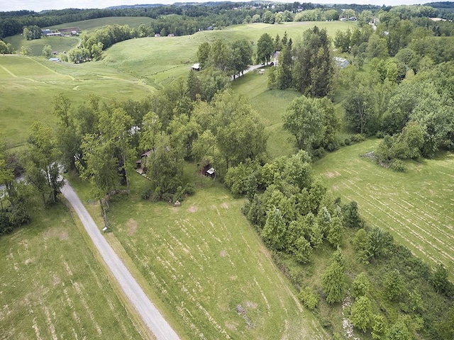 1646 Millers Run Rd, Mount Pleasant Twp Was, PA 15057 - aerial view of property and surrounding area with rural landscape
