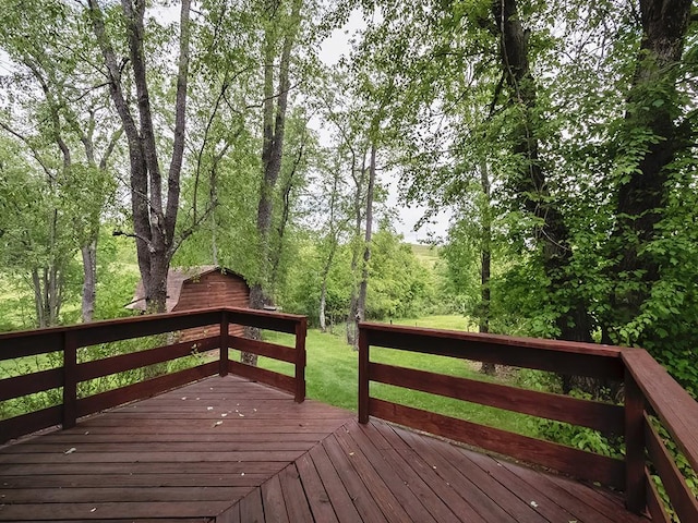 1646 Millers Run Rd, Mount Pleasant Twp Was, PA 15057 - view of deck
