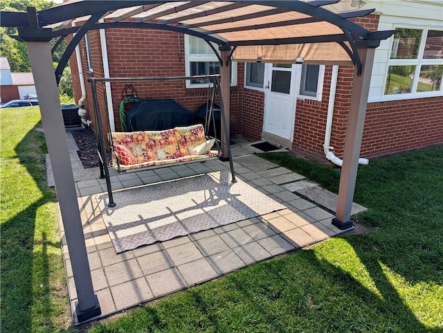 5037 Clifton Dr, Aliquippa, PA 15001 - view of patio / terrace with a pergola