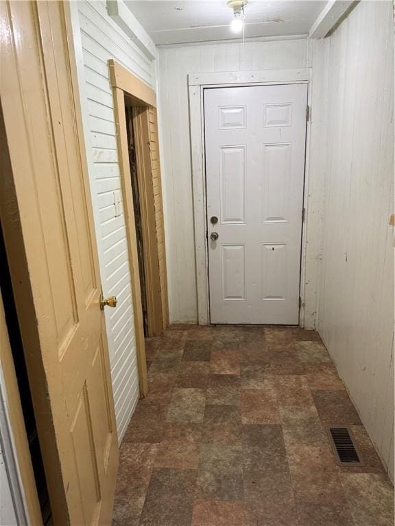 216 Center St, Slippery Rock Boro, PA 16057 - hall featuring wooden walls
