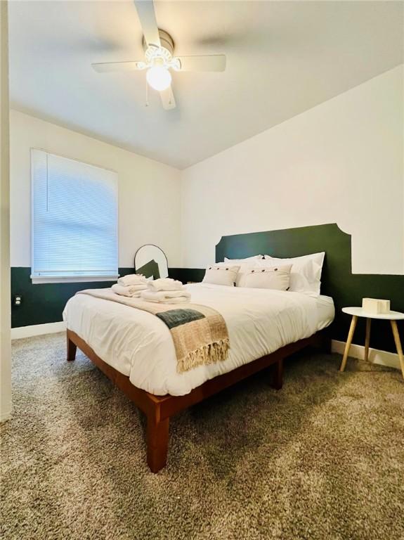657 Grove St, City Of Greensburg, PA 15601 - carpeted bedroom with baseboards and ceiling fan
