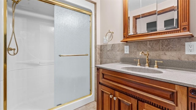 240 La Ray Dr, Center Twp But, PA 16001 - bathroom with a shower stall and vanity