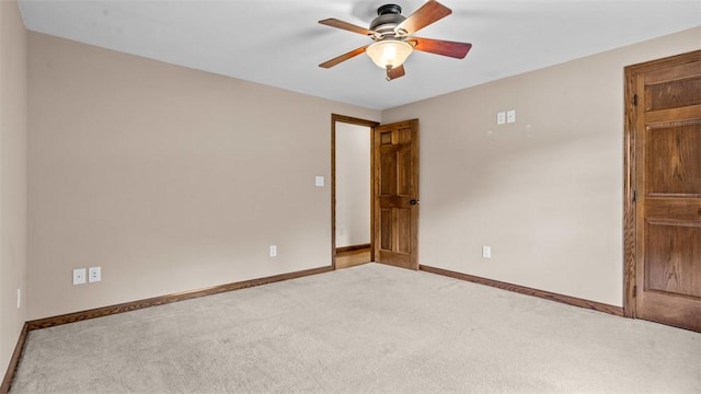 240 La Ray Dr, Center Twp But, PA 16001 - carpeted empty room with ceiling fan and baseboards