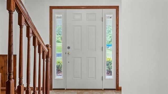 240 La Ray Dr, Center Twp But, PA 16001 - entryway with stairs