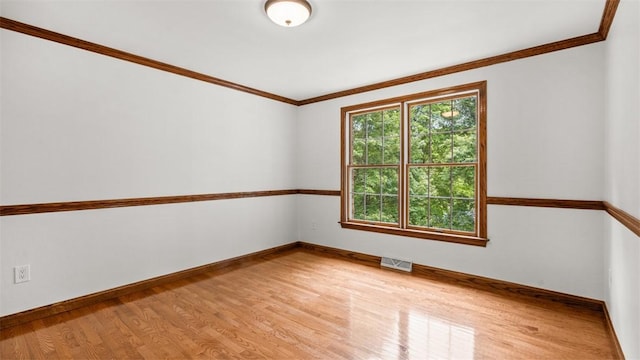 240 La Ray Dr, Center Twp But, PA 16001 - unfurnished room featuring light wood-type flooring, ornamental molding, and baseboards