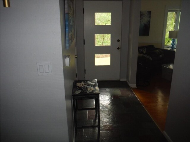 1260 Fox Chapel Rd, Fox Chapel, PA 15238 - doorway with healthy amount of natural light and baseboards