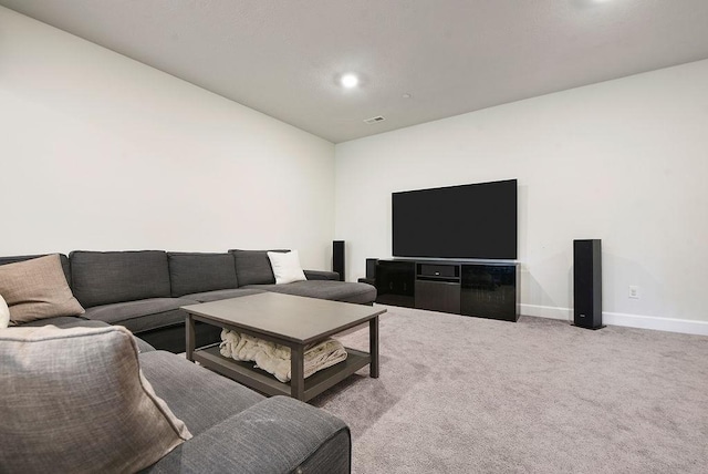 304 Spruce Ln, North Strabane, PA 15317 - carpeted living area featuring baseboards and recessed lighting