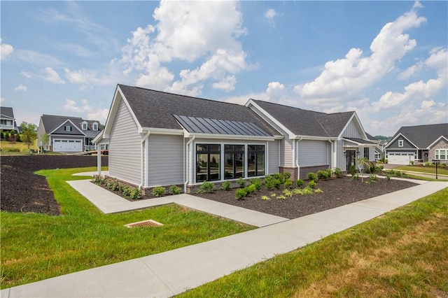 304 Spruce Ln, North Strabane, PA 15317 - view of property exterior featuring a yard, a residential view, and roof with shingles