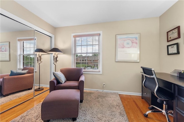 140 Jamestown Ct, Scott Twp Sal, PA 15216 - office with wood finished floors and baseboards