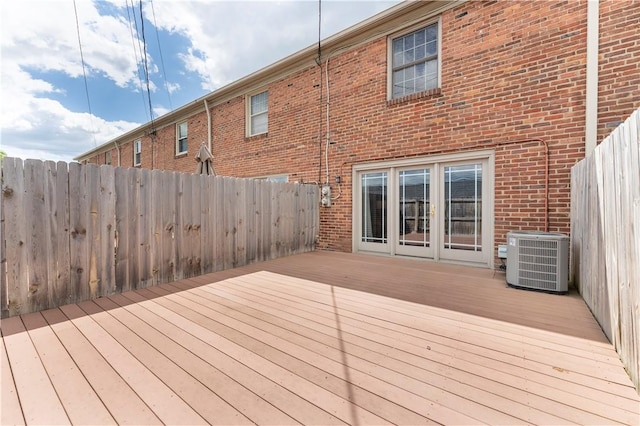 140 Jamestown Ct, Scott Twp Sal, PA 15216 - deck featuring central air condition unit