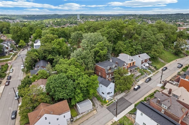 5437 Rosetta St, Garfield, PA 15206 - aerial perspective of suburban area
