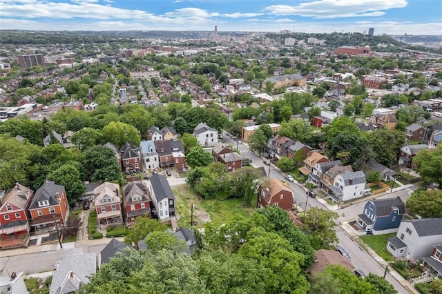 5437 Rosetta St, Garfield, PA 15206 - aerial perspective of suburban area