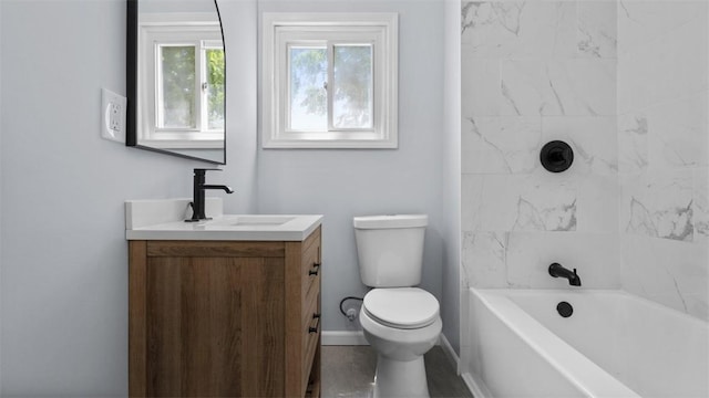 5437 Rosetta St, Garfield, PA 15206 - bathroom featuring vanity and washtub / shower combination