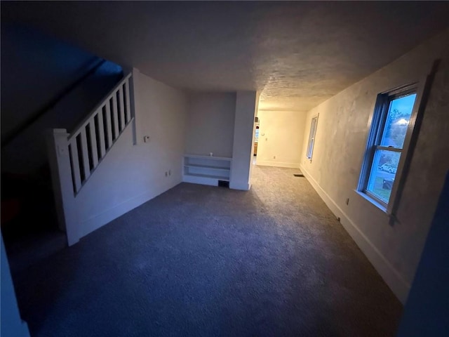 2828 Oak St, Bethel Park, PA 15102 - additional living space with carpet flooring and stairway