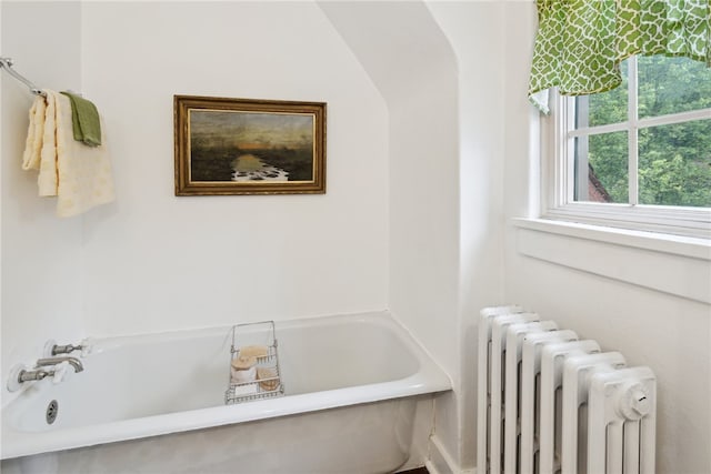 254 Orchard Dr, Mt Lebanon, PA 15228 - full bath with radiator heating unit and a tub