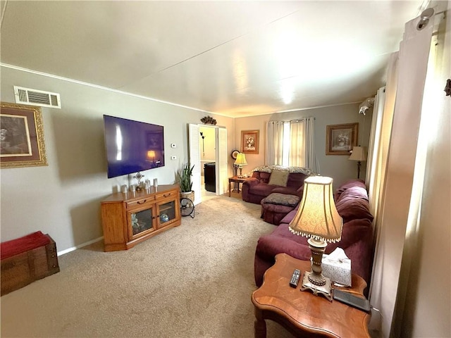 16 W Oakwood Way, Neshannock Twp, PA 16105 - carpeted living area featuring baseboards