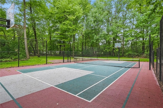 150 Greenfield Rd, Neshannock Twp, PA 16105 - view of basketball court with a tennis court and community basketball court