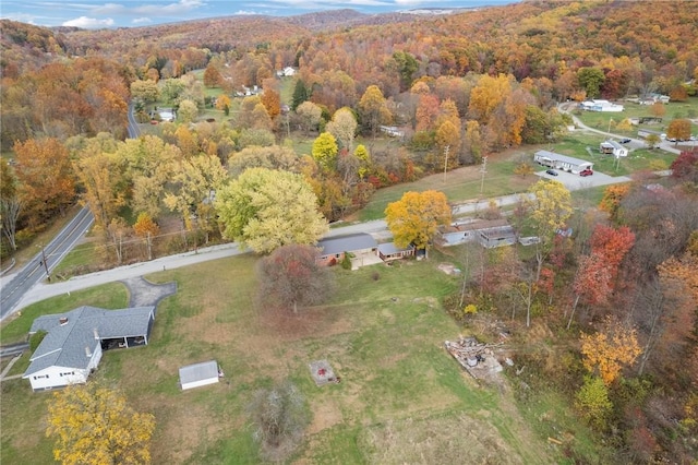 506 E End Road Ext, Bullskin Twp, PA 15425 - aerial view of property's location with a heavily wooded area