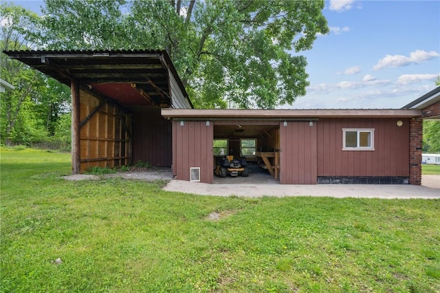 506 E End Road Ext, Bullskin Twp, PA 15425 - view of pole building with a yard