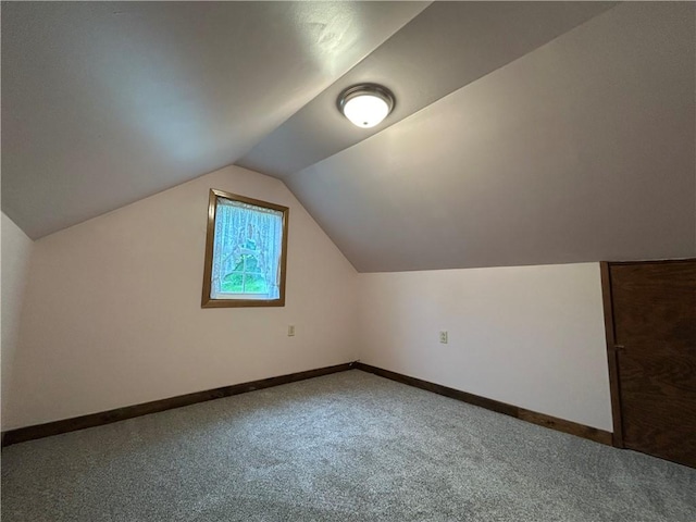 319 Wahl Ave, Evans City Boro, PA 16033 - bonus room featuring carpet flooring, baseboards, and vaulted ceiling