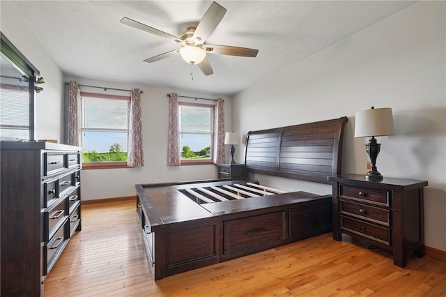 3405 Grandview Rd, Perry Twp Law, PA 16117 - bedroom featuring light wood finished floors, baseboards, and a ceiling fan