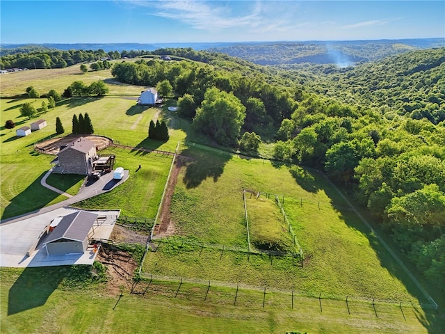 3405 Grandview Rd, Perry Twp Law, PA 16117 - bird's eye view of a heavily wooded area