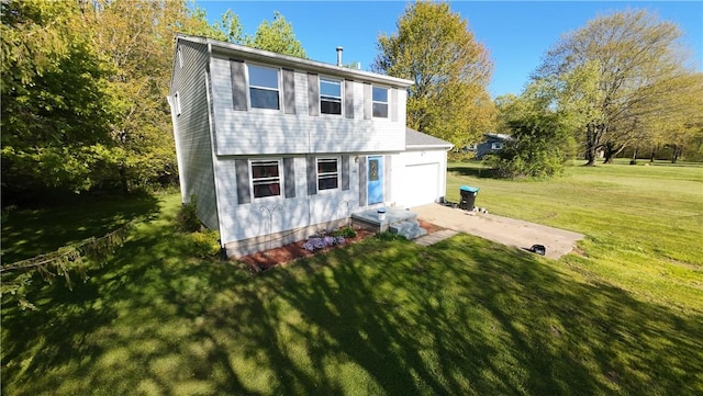 395 Dermond Rd, Hermitage, PA 16148 - view of front of house featuring an attached garage and a front lawn
