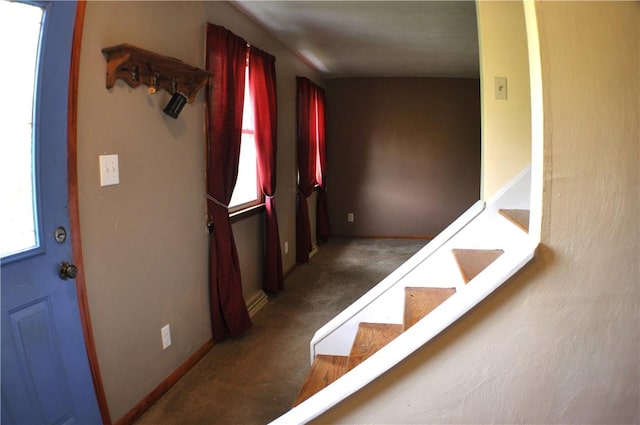 395 Dermond Rd, Hermitage, PA 16148 - carpeted entryway featuring healthy amount of natural light and baseboards