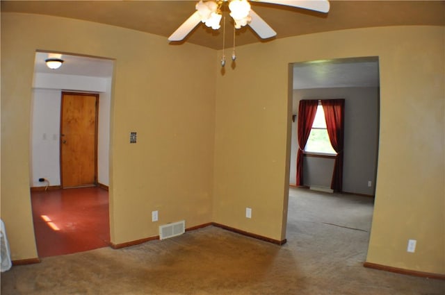 395 Dermond Rd, Hermitage, PA 16148 - carpeted spare room with ceiling fan and baseboards