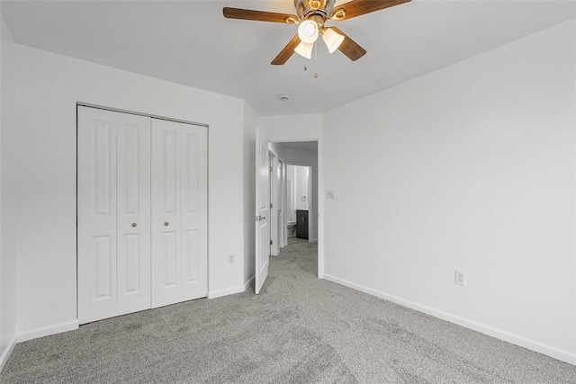 153 Birchwood Way, Irwin, PA 15642 - unfurnished bedroom featuring carpet floors, baseboards, a closet, and ceiling fan