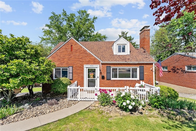 5101 Azalea Dr, Whitehall, PA 15236 - view of front of house with brick siding and a chimney