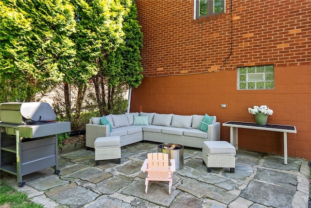5101 Azalea Dr, Whitehall, PA 15236 - view of patio / terrace with an outdoor hangout area