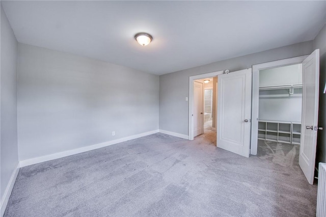 1204 Cambridge St, Natrona Hts/Harrison Twp, PA 15065 - unfurnished bedroom featuring carpet floors, baseboards, a closet, and a spacious closet