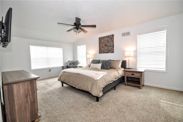 1624 Windsor Rd, North Huntingdon, PA 15642 - bedroom featuring baseboards, light colored carpet, and a ceiling fan