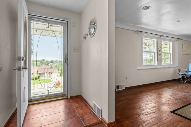 1105 Greentree Rd, Green Tree, PA 15220 - entryway with baseboards and wood finished floors