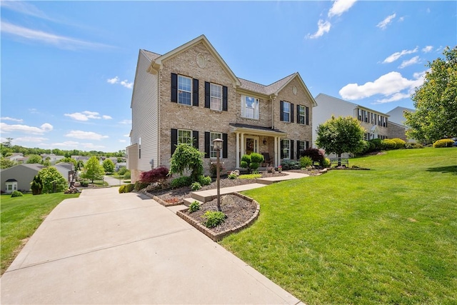 5121 Forest Ridge Dr, South Fayette, PA 15057 - view of front of property with brick siding and a front lawn