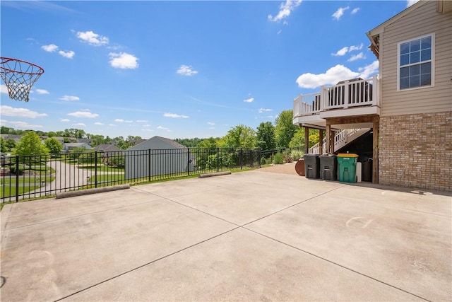 5121 Forest Ridge Dr, South Fayette, PA 15057 - view of patio / terrace with stairway and a wooden deck