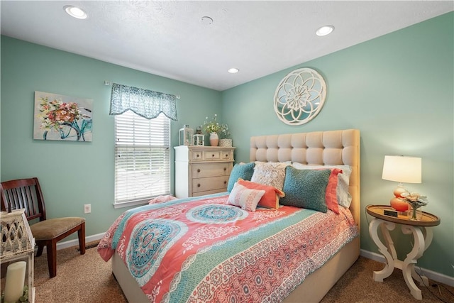 5121 Forest Ridge Dr, South Fayette, PA 15057 - carpeted bedroom with baseboards and recessed lighting