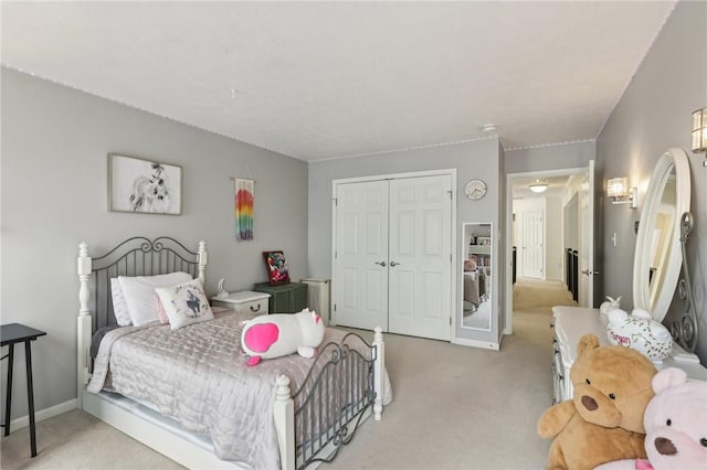 319 Buffalo Ridge Rd, Peters Twp, PA 15317 - bedroom featuring light colored carpet and a closet